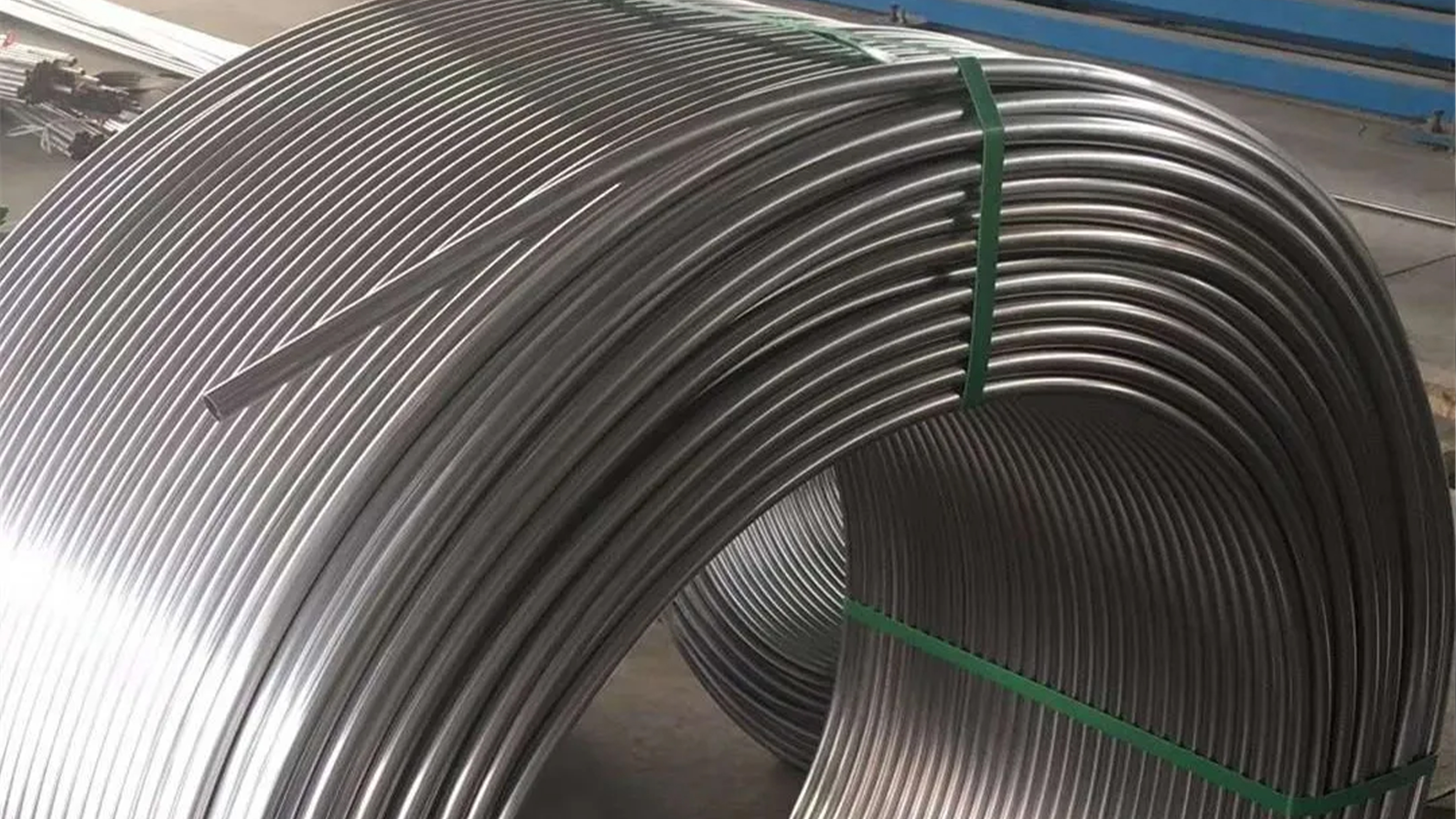 Stainless steel coil for condenser